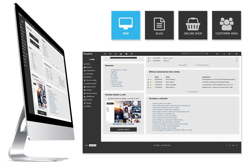 Todos nuestros dise&ntilde;os son autogestionables