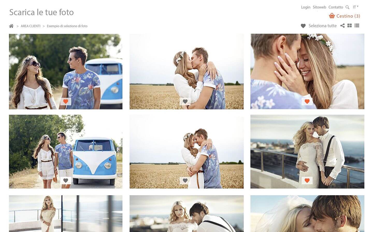 Selezione privata di fotografie