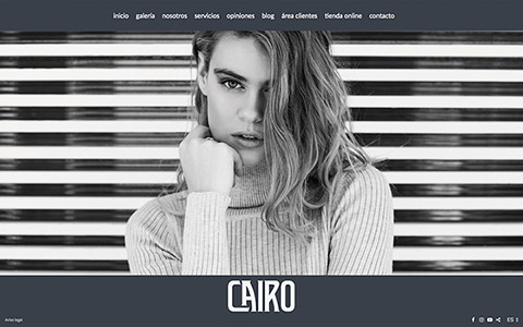 Sito web con blog per i fotografi - Theme cairo