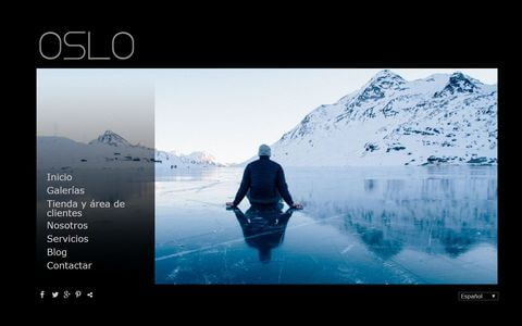 Photographer Website - Theme oslo