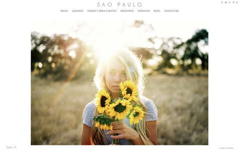 Photographer Website - Theme saopaulo